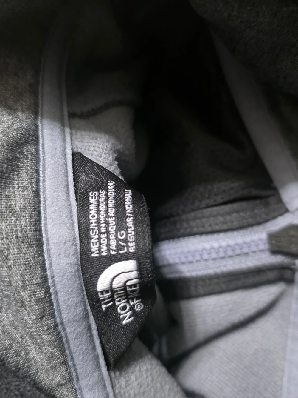 The North Face Men's Heather Gray Quarter-Zip Fleece Pullover